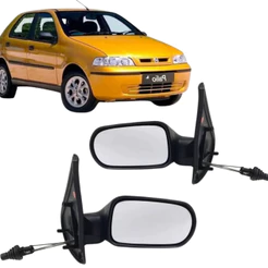 Par Retrovisor Palio Siena G2 Fire 2001 2002 2003 4 Portas Com Controle