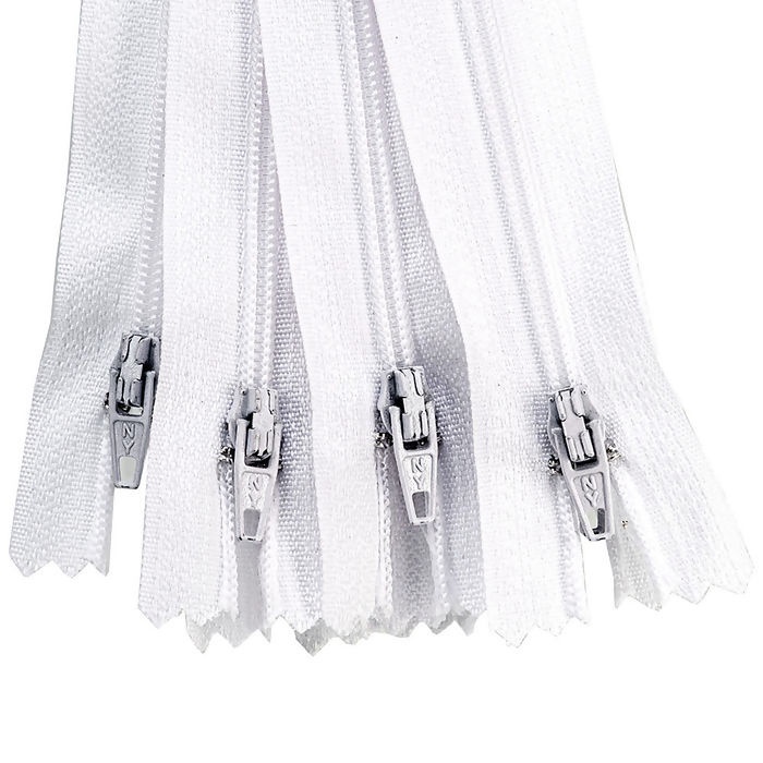 Zíper de Nylon Fino Vários Tamanhos - Com 10 Unidades em Oferta na Shopee