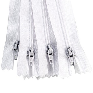 Zíper de Nylon Fino Vários Tamanhos - Com 10 Unidades em Oferta na Shopee