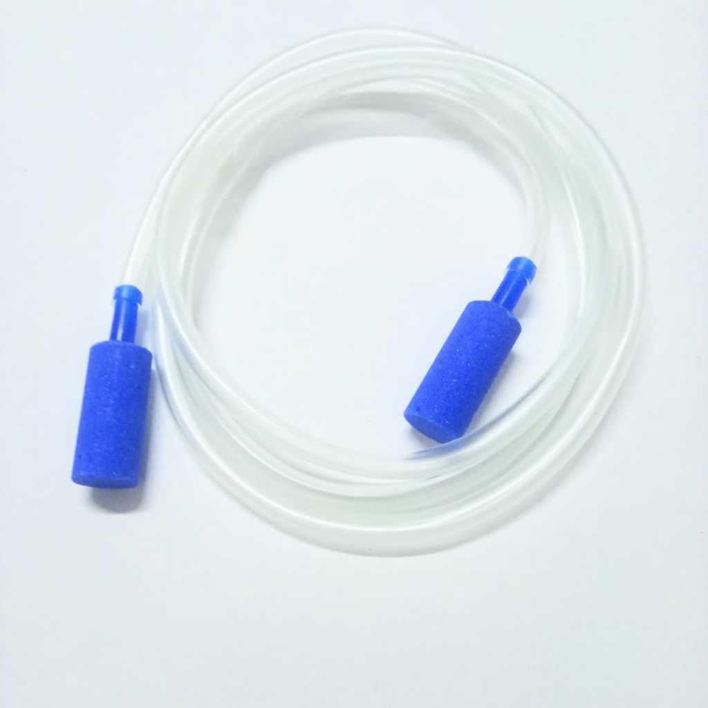 PEDRA POROSA E MANGUEIRA DE SILICONE 4MM PARA COMPRESSOR BOMBA PARA AQUARIO