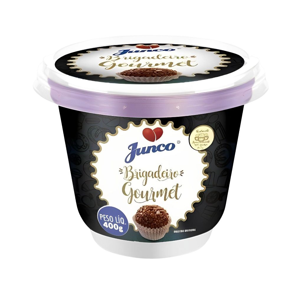 Pote Brigadeiro Doce Sabor Gourmet 400g Junco Pronto Para Enrolar e Rechear