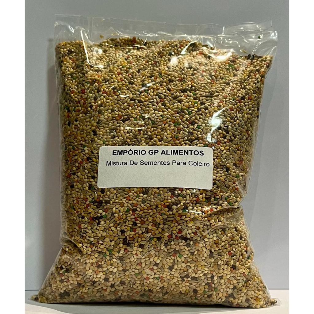 Mistura De Sementes Especial Para Coleiro 1Kg