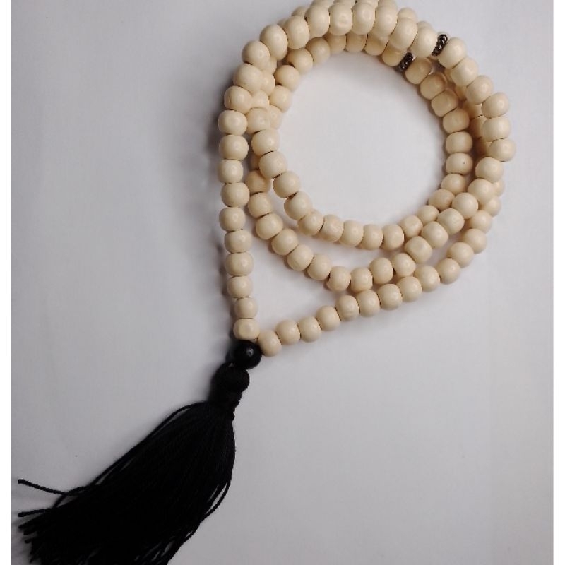 Imagem Japamala Budista 108 Contas de Madeira 8mm Básico Meditação H'oponono