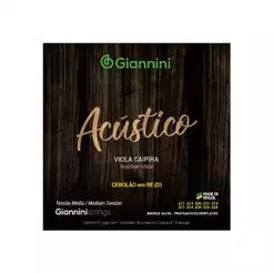 Encordoamento Para Viola Giannini - Gesvam