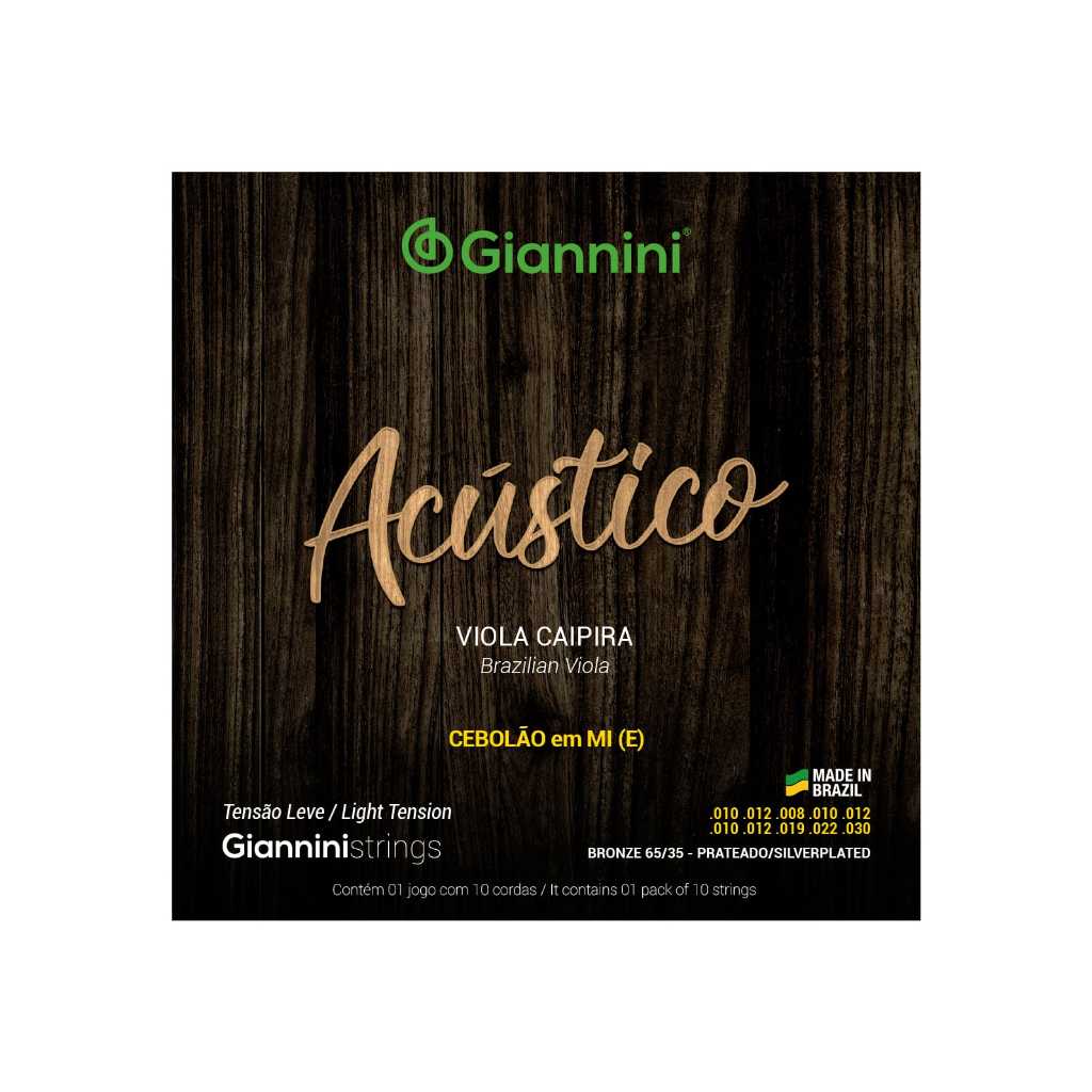 Encordoamento Para Viola Giannini - Gesval