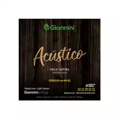 Encordoamento Para Viola Giannini - Gesval