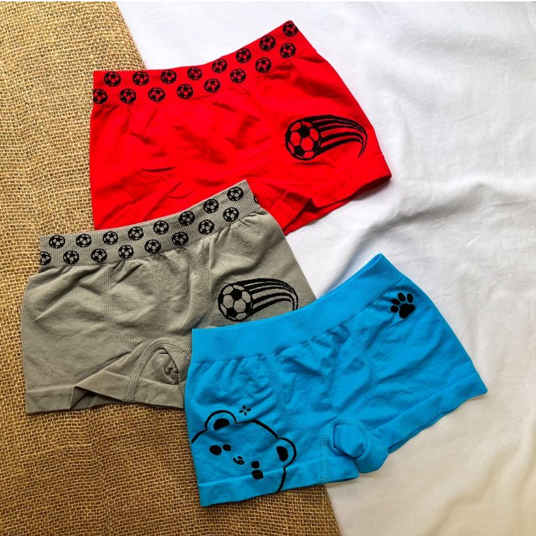 Kit 3 Cueca Box Infantil Juvenil Menino Moda Conforto Kids — imagem 2 de 2
