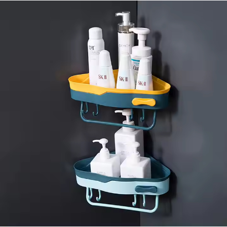 Prateleira de Banheiro e Cozinha Design Moderno e Resistente de Instalação Fácil em Oferta na Shopee