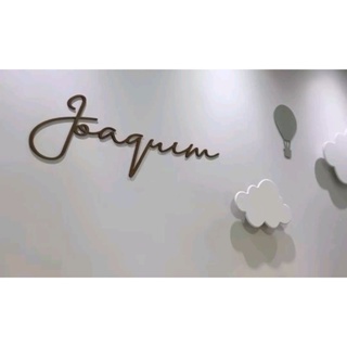 Nome Decorativo em MDF 6mm Personalizado para Quarto do Bebê, Aniversario, Festa em Oferta na Shopee