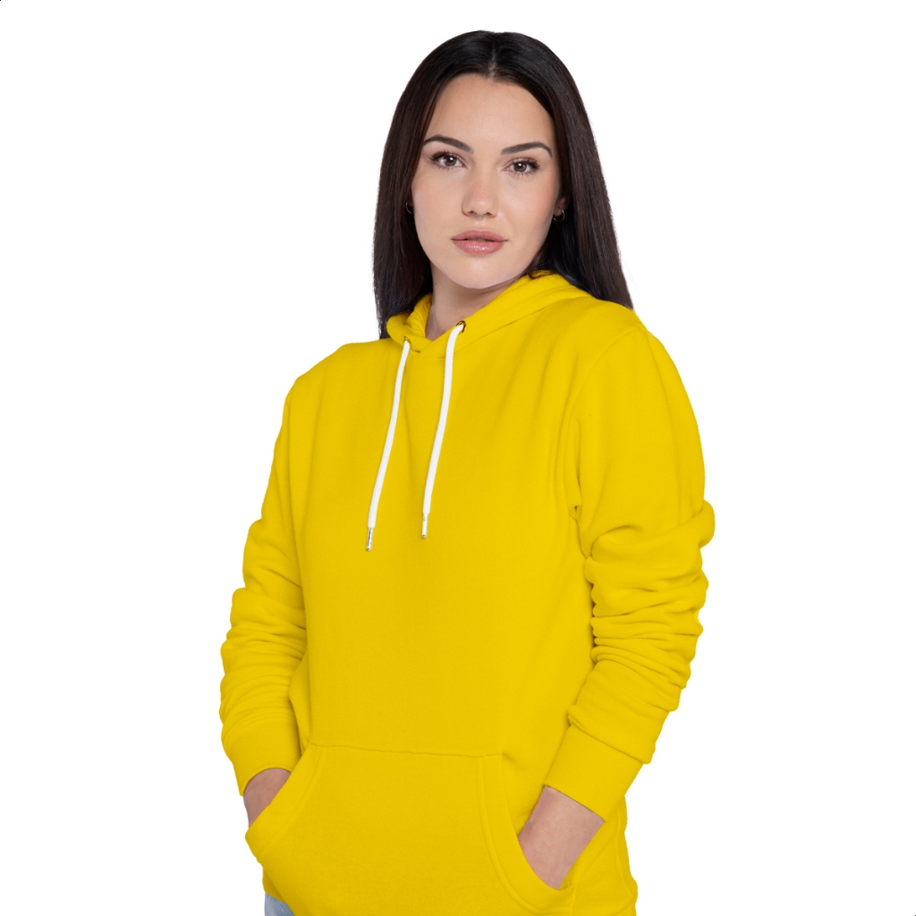 Blusa Moletom Feminino Canguru Liso Básico Premium Várias Cores