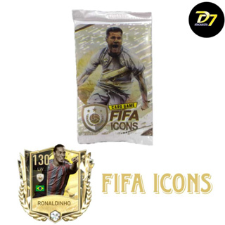Kit 200 Cards figurinhas do FIFA ICONS para bater > kit de 50 / 100 / 150 / 200 Pacotes em Oferta na Shopee