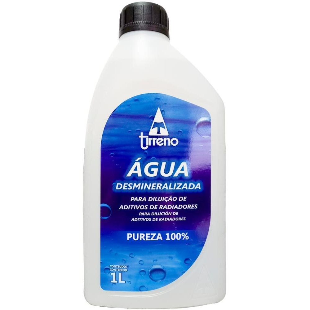 Água Desmineralizada Radiador Tirreno Pureza 100% 1 Litro em Oferta na Shopee
