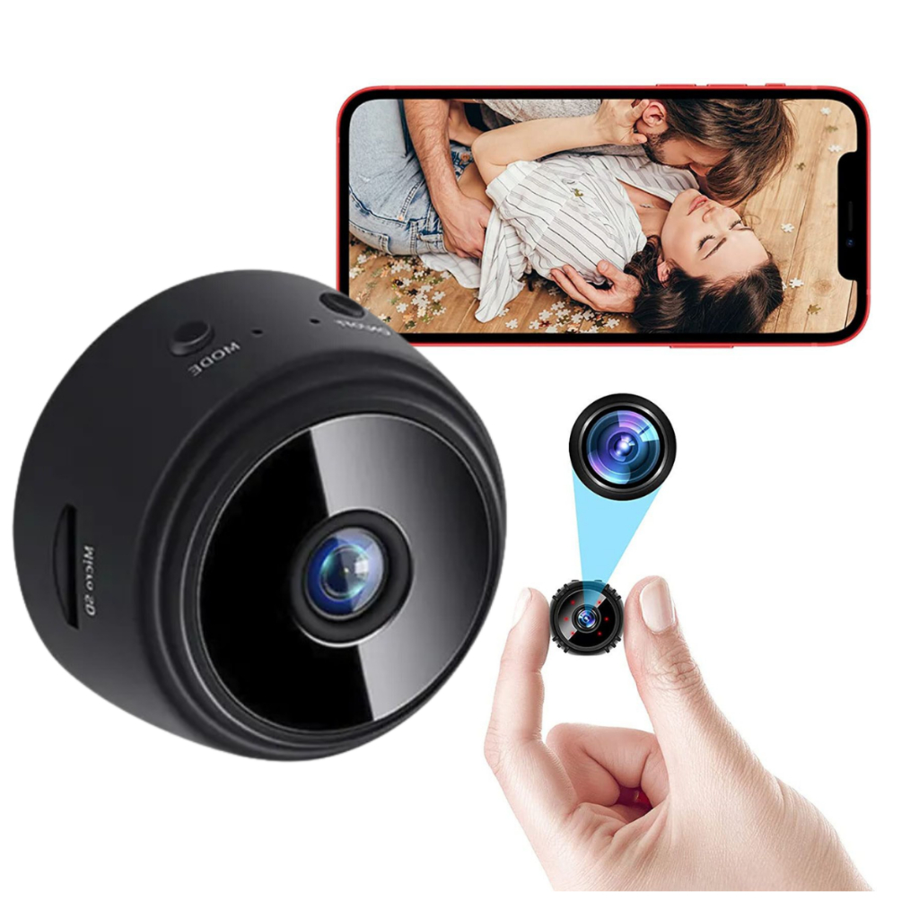 Mini Câmera A9 Original Sem fio 1080p Micro Câmera Espionar Vigiar Colocar Quadro Móveis Escondida