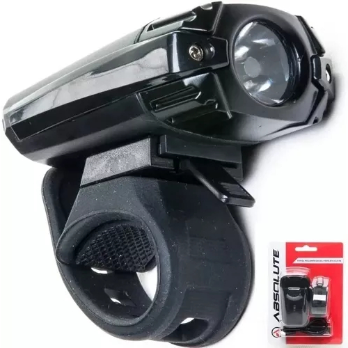 Farol Recarregável Para Bicicleta Absolute em Oferta na Shopee