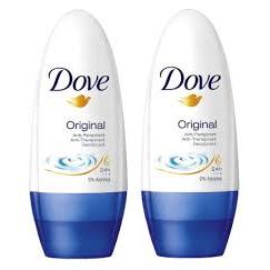 Desodorante Antitranspirante Rollon Dove Original 48h Compacto 50ml kit com 2