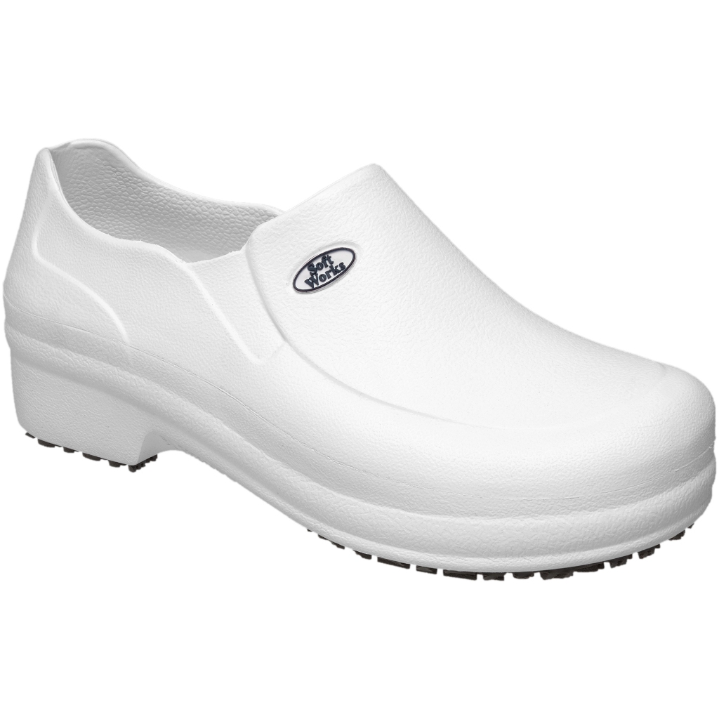 Sapato Profissional Antiderrapante Soft Works Bb65  BRANCO Restaurante  Limpeza Enfermagem Radiologia Hospital