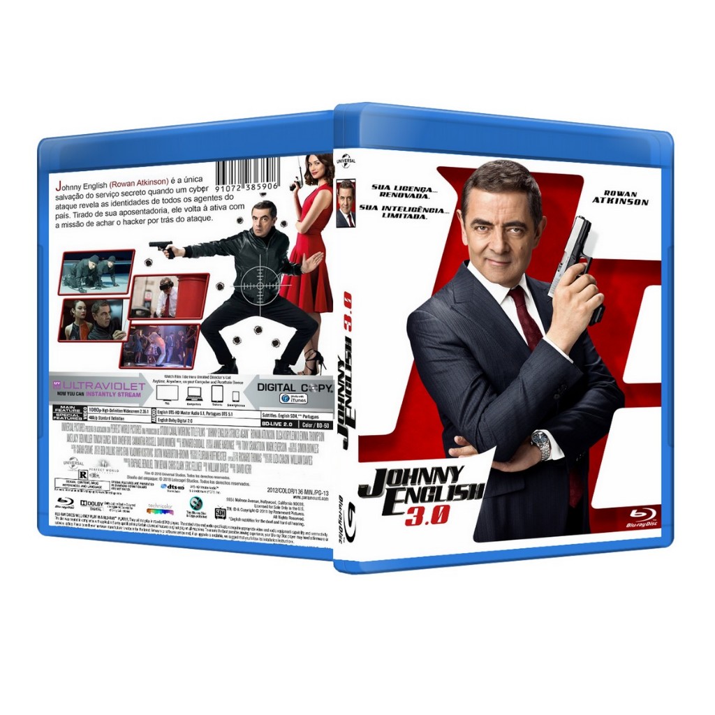 Blu-ray: Johnny English - Trilogia DUB/LEG [AVULSO][PERSONALIZADO]