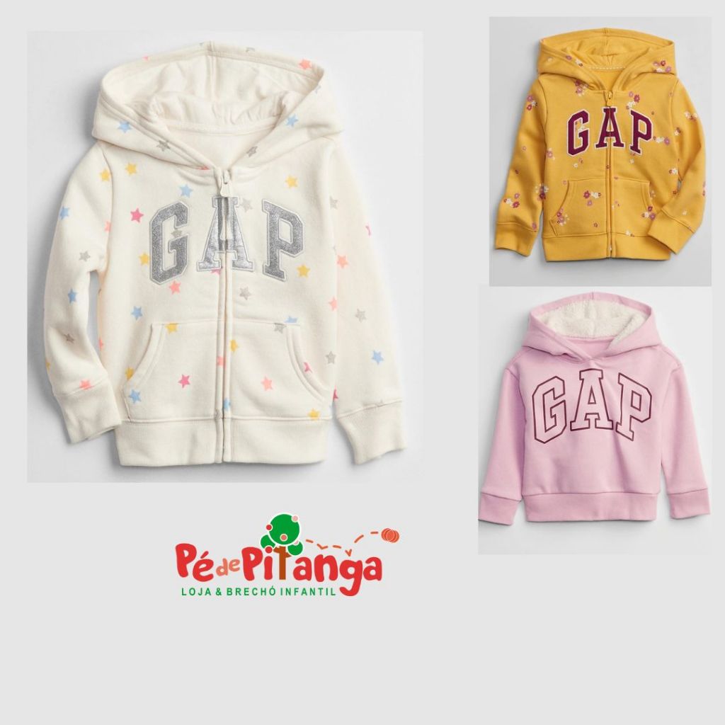 Moletom Agasalho infantil menina - Gap