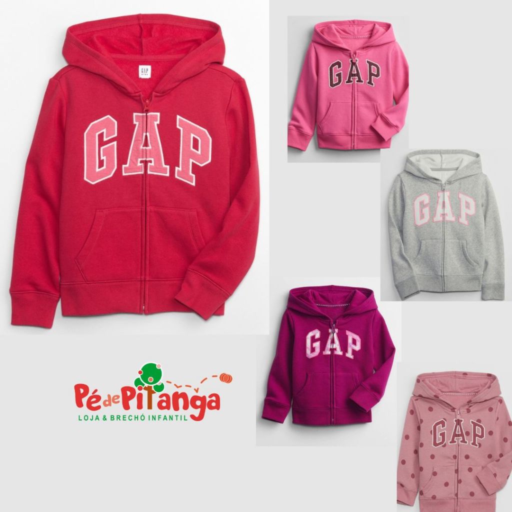 Moletom infantil Gap menina kids