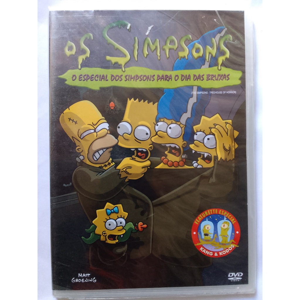 Dvd Os Simpsons O Especial do Simpsons para o Dia das Bruxas Lacrado