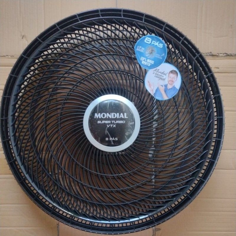 Par de grade traseira e dianteira ventilador mondial 50cm 8 pás vt-51, vtx-51 original