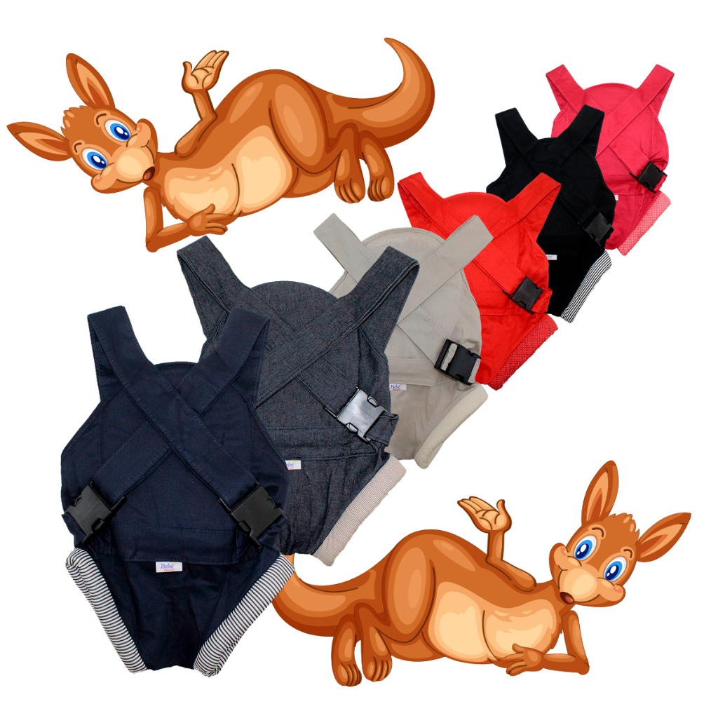 Canguru Ergonômico Passeio Duas Posições Carregador Bebê Mãe