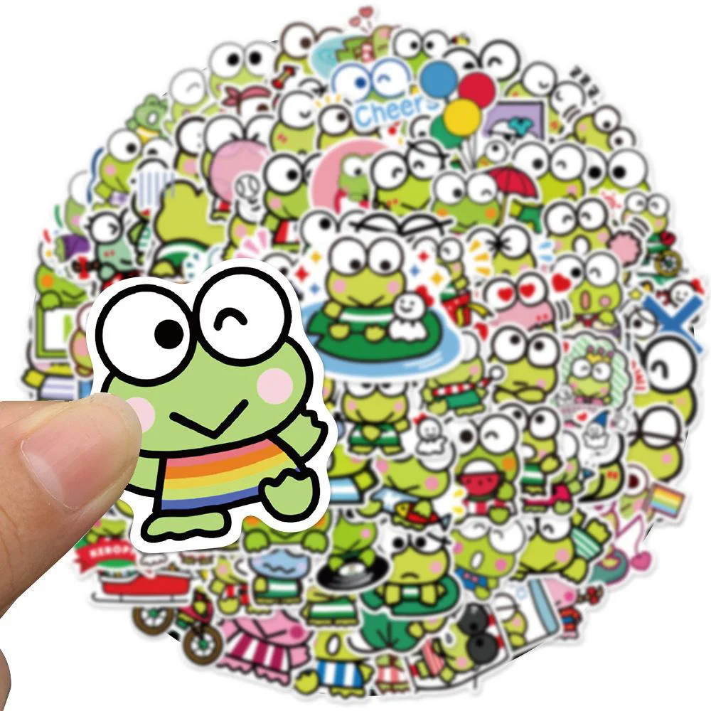 60 pcs SAPO KEROPPI Stickers/figurinhas Adesivo (CUPOM DE FRETE GRATIS)