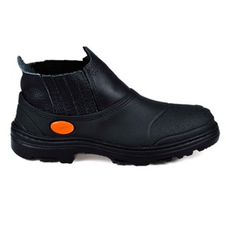 Botina Masculina Bota De Segurança Impermeavel Couro Legítimo Trabalho Resistente com CA Bico de PVC em Oferta na Shopee