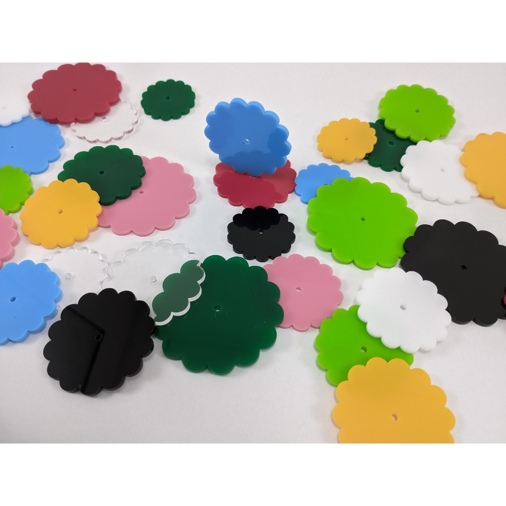 100x Base Babado De Acrílico Para Enfeite De Biscuit para chimarrão 3,5cm em Oferta na Shopee