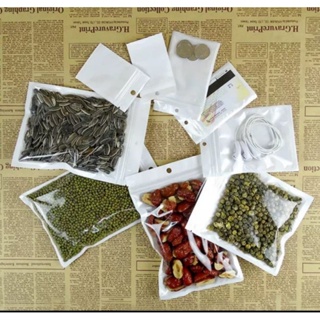 SACO ZIP FUNDO BRANCO PCT C/100 em Oferta na Shopee