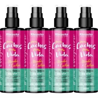 Kit 4 Spray Capilar Ativador De Cachos Vegano 200ml em Oferta na Shopee