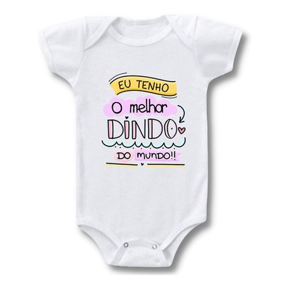 Body Dindo Bebe Eu Tenho O Melhor Dindo Do Mundo