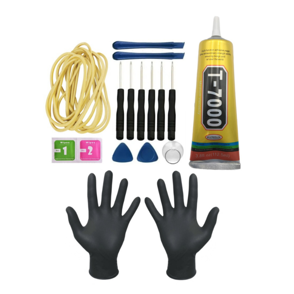 Kit De Ferramentas + Cola Para Manutenção De Celular