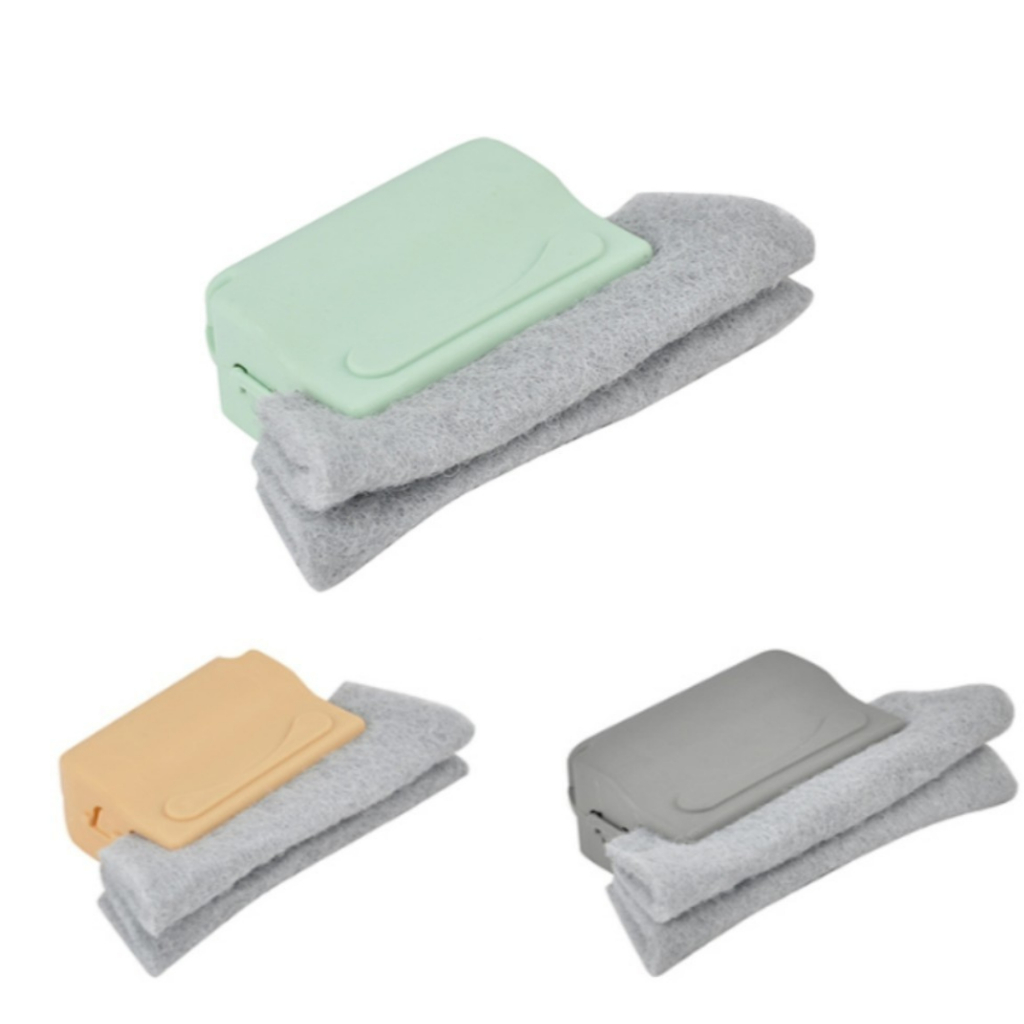 Limpador Janela Escova Limpeza Cantos Multiuso Janelas Cozinha Fogão Limpa Canto Pratico Casa Microfibra