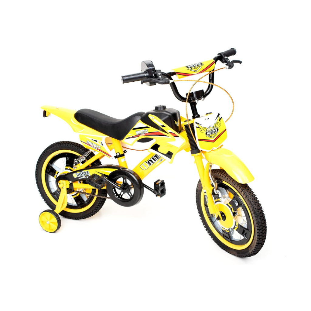 Bicicleta Infantil Moto Bike Aro 16 imita barulho de moto Com Rodinha - Unitoys