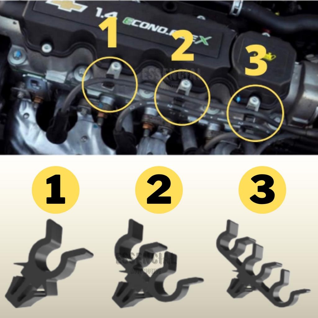 Kit Presilha Cabo De Vela Corsa Celta Agile Prisma Classic Spin Vectra Zafira Astra em Oferta na Shopee