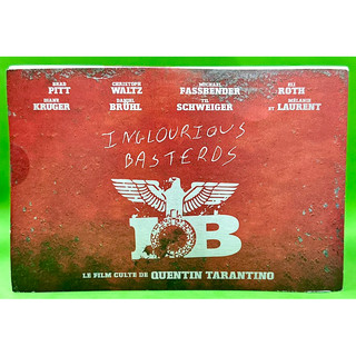 Gift Set Bastardos Inglórios (Raro): Blu-Ray (Disco Nacional) + DVD + Cards + Poster + Chaveiro