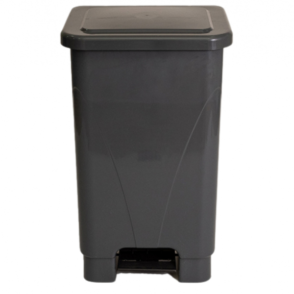 Lixeira 50 L com Pedal Retangular – Ideal para Indústria Cozinha Banheiro Loja