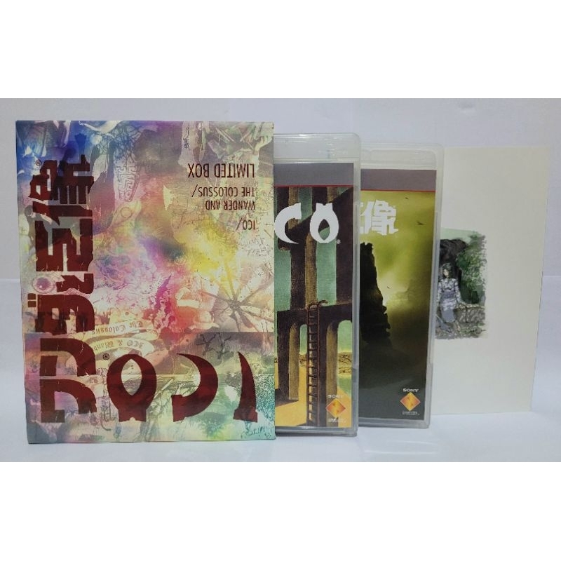 Box Ico e Shadow of the colossus, edição especial, original japonês para ps3