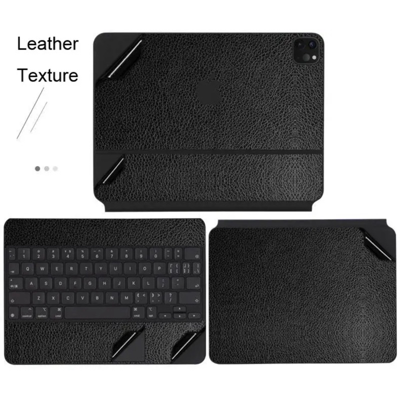 Skin premium couro para Magic Keyboard iPad Pro 12.9 4/5/6geração