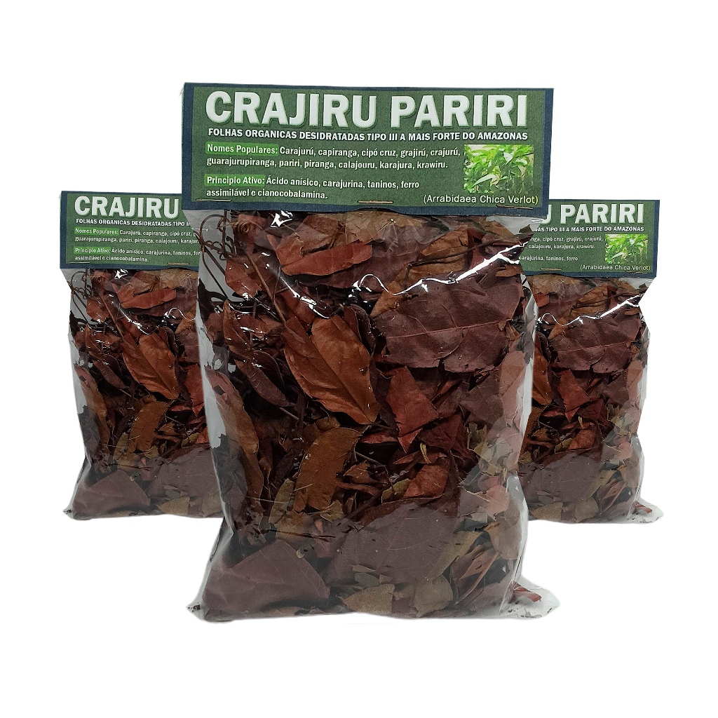 Crajiru 3 Pacotes Amazonas Super chá - Oferta Imperdível !