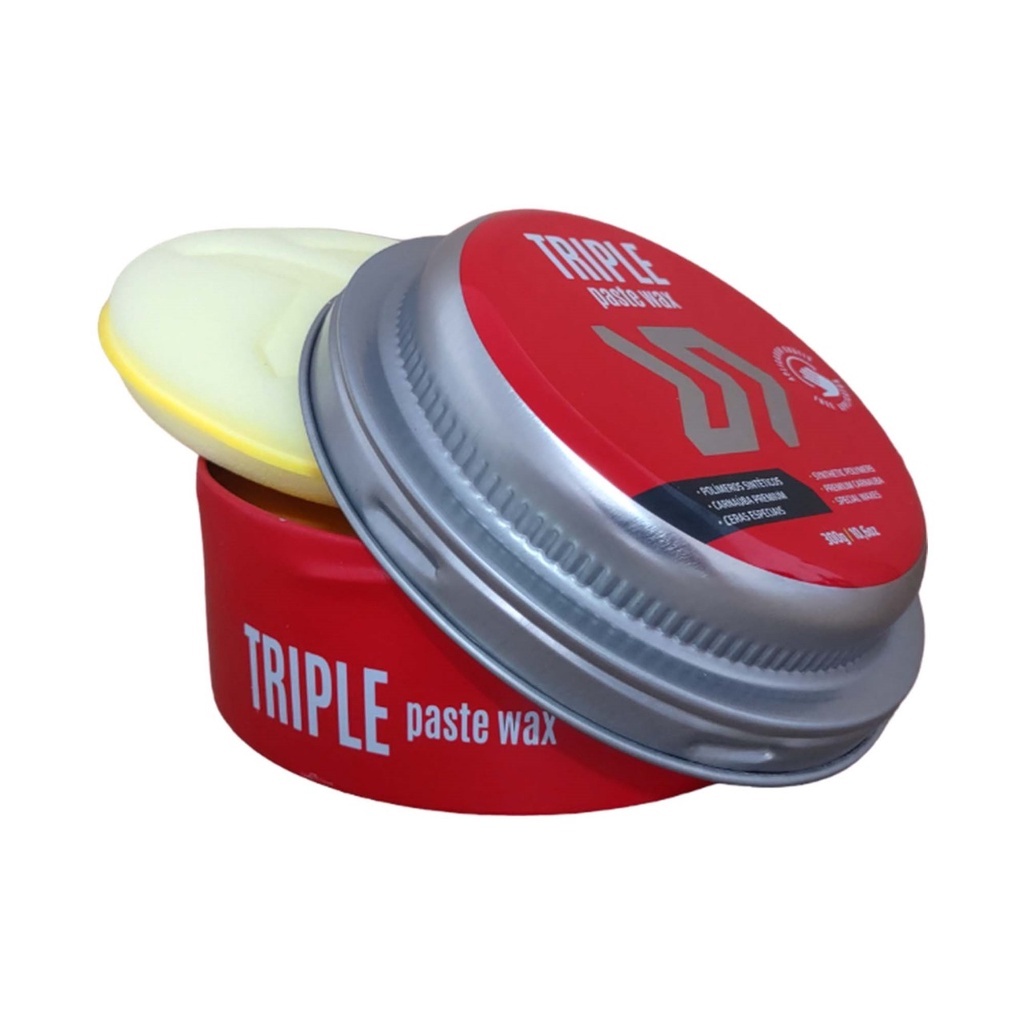 Cera De Carnauba Triple Paste Wax Autoamerica 300g em Oferta na Shopee