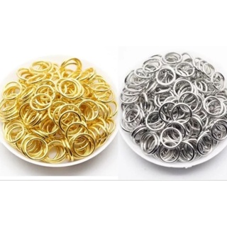 Argola Metal  Bijuterias Artesanato 8mm - Prata/Dourada em Oferta na Shopee