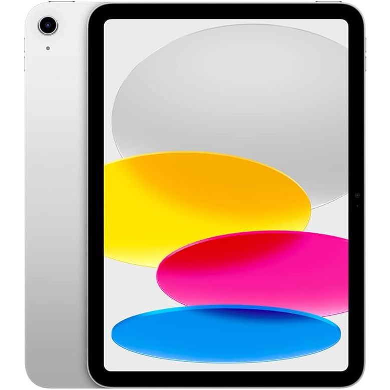 iPad da Apple (10a geração) 64GB : Com chip A14 Bionic, tela Liquid Retina de 10,9 polegadas, 6 Wi-Fi 6 câmera frontal de 12 MP, câmera traseira de 12 MP, Touch ID