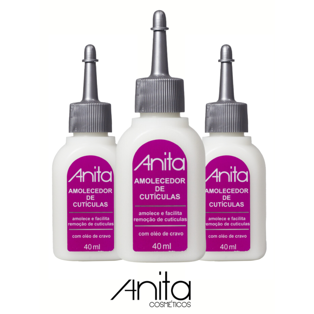 Anita - Kit 3 Amolecedor De Cutículas 40ml