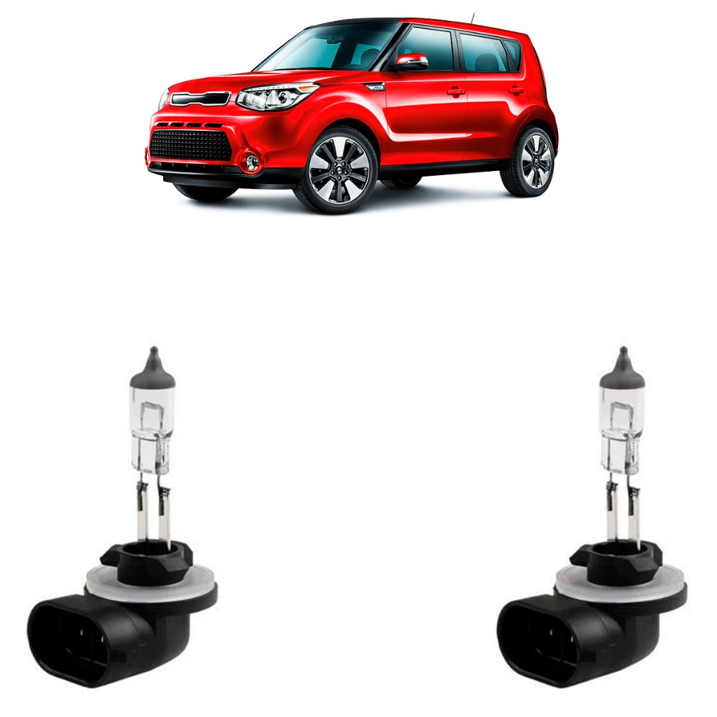 Lâmpada Automotiva Halógena Soul 2009 2010 2011 2012 2013 2014 2015 2016 H27 12V 27W - Spare Parts and Accessories for Vehicles