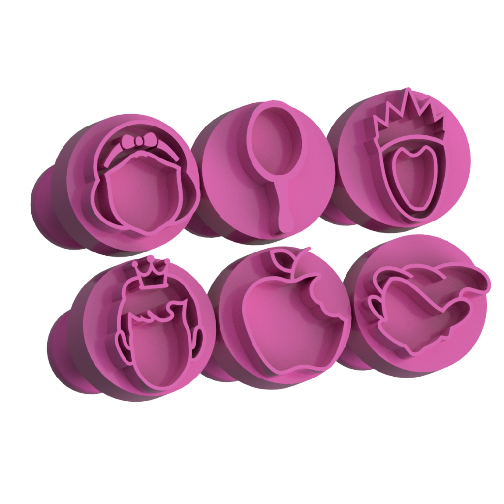 Carimbos para Docinhos Princesa de Neve em Oferta na Shopee