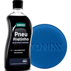 Pneu Pretinho Vonixx Brilha 500ml + Aplicador