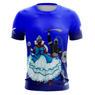 RP Styllus Camiseta religiosa Iemanjá e Ogum Umbanda Candomblé gola redonda tecido 100% poliéster em Oferta na Shopee