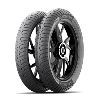Par Pneu Michelin City Extra Sem Camara Honda Cg Titan Fan Start ybr factor fazer 125 150 80/100-18 90/90-18 em Oferta na Shopee